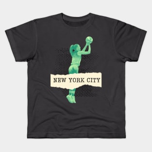 New York City Sabrina Ionescu NYC Minimalist Kids T-Shirt